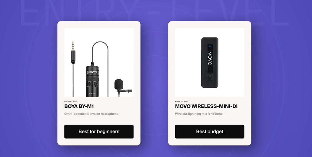 недорогие петличные микрофоны